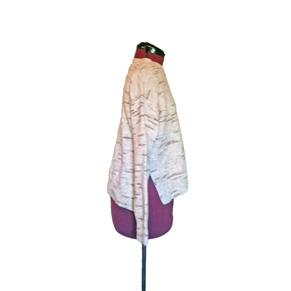 Max Studio Womens Sweater Size XS Oatmeal Crew Neck Side Split - Picture 3 of 4